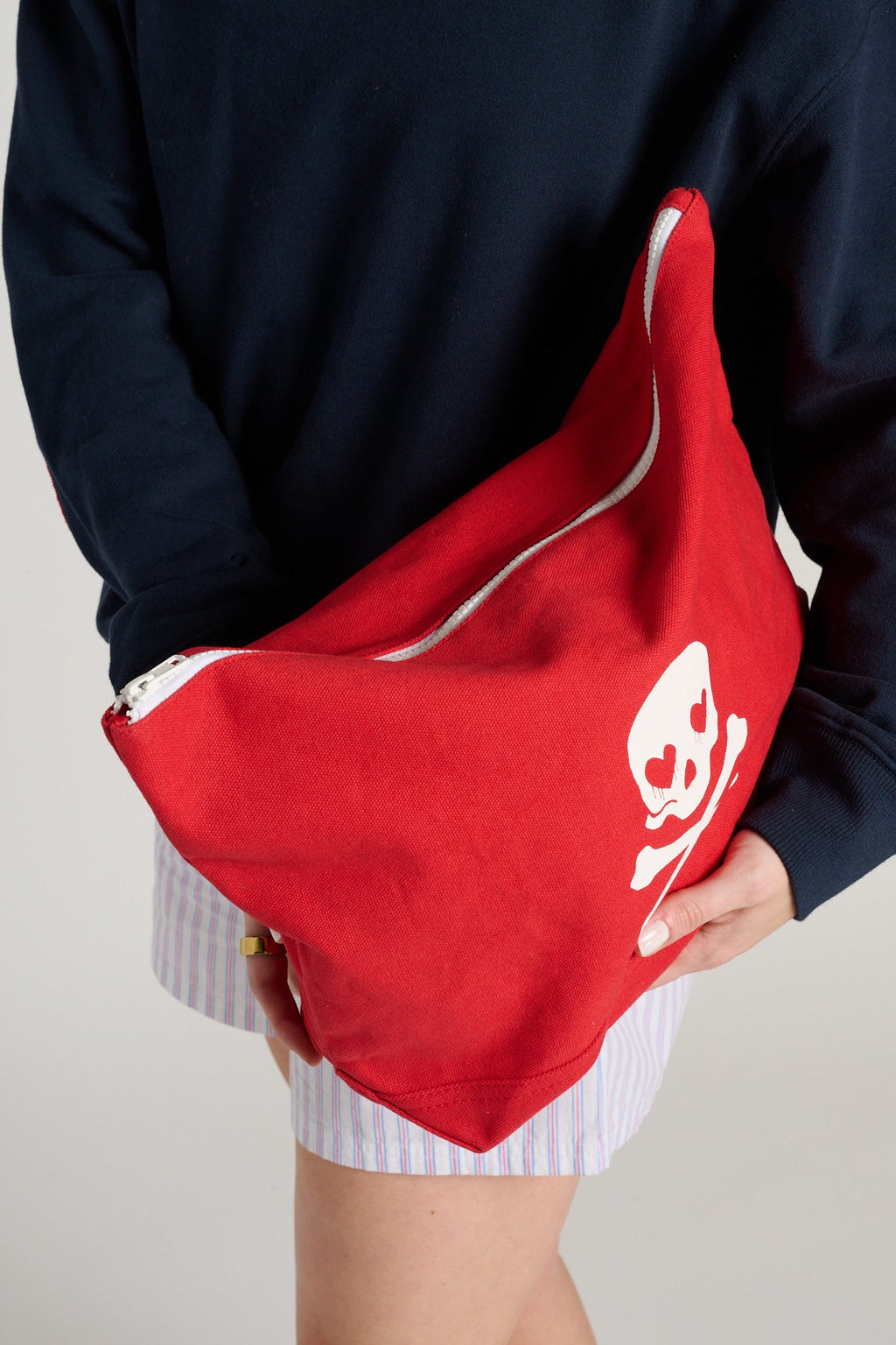 Heart + Skull Wristlet