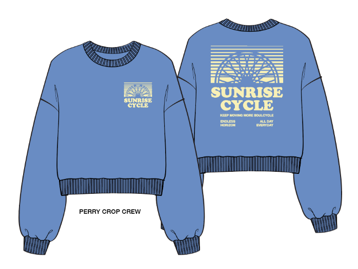 PERRY SUNRISE CYCLE CROP CREW